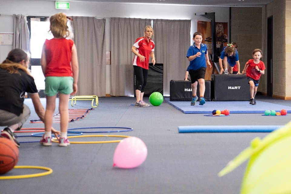 Kids playing sports